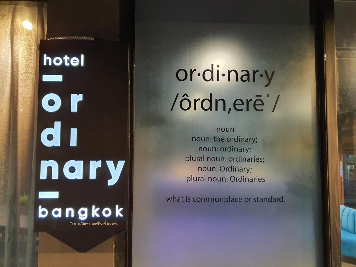 Hotel Ordinary Bangkok Bagian luar foto